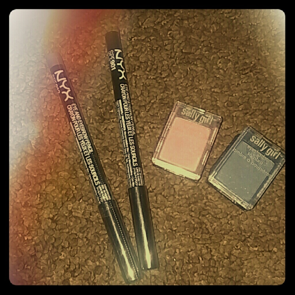 Eye shadow and eyeliner